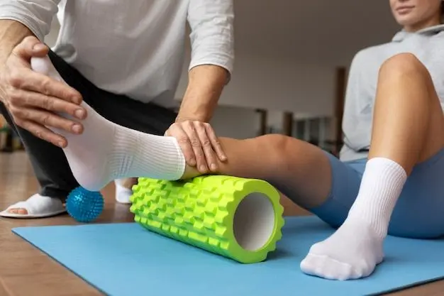Sesión de terapia física de Ruandi